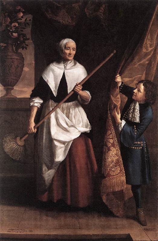RILEY, John Bridget Holmes, a Nonagenarian Housemaid A Germany oil painting art